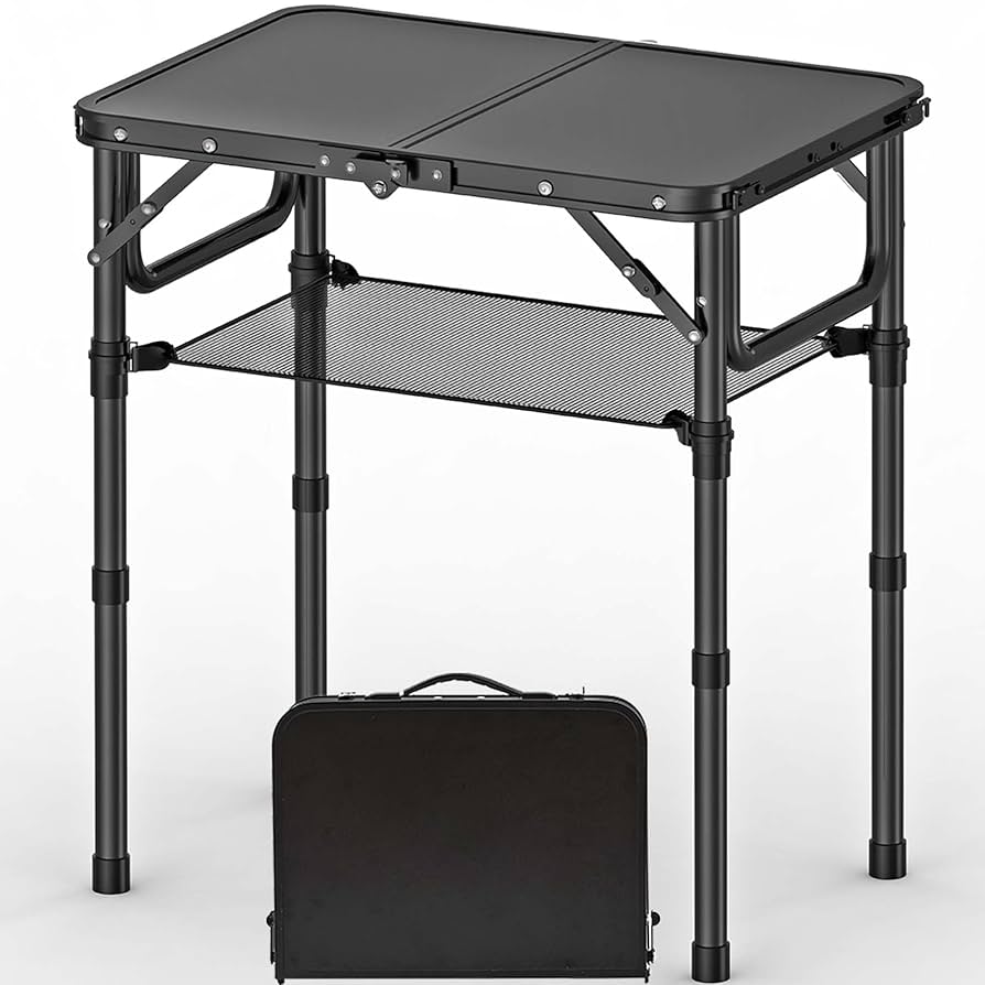 Amazon.com: YihuiKo Folding Picnic Table with Storage Net